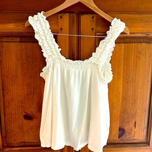 Madewell, summer top, off-white